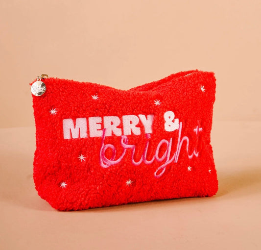 Merry & Bright Teddy Pouch
