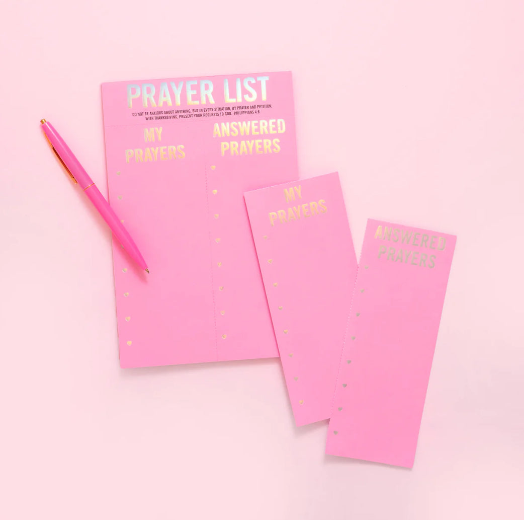 Prayer List Notepad