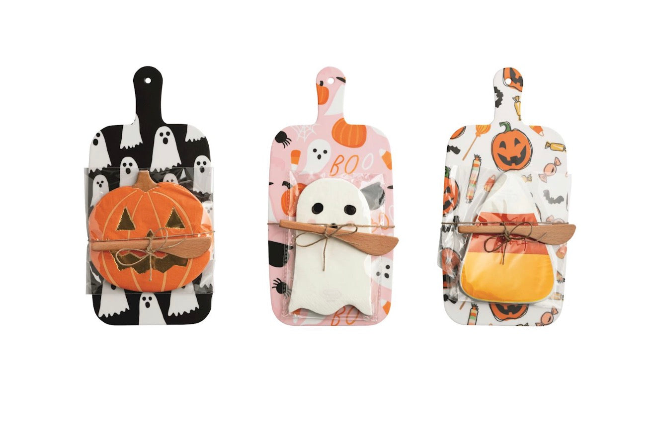 Halloween Board Set With Napkin