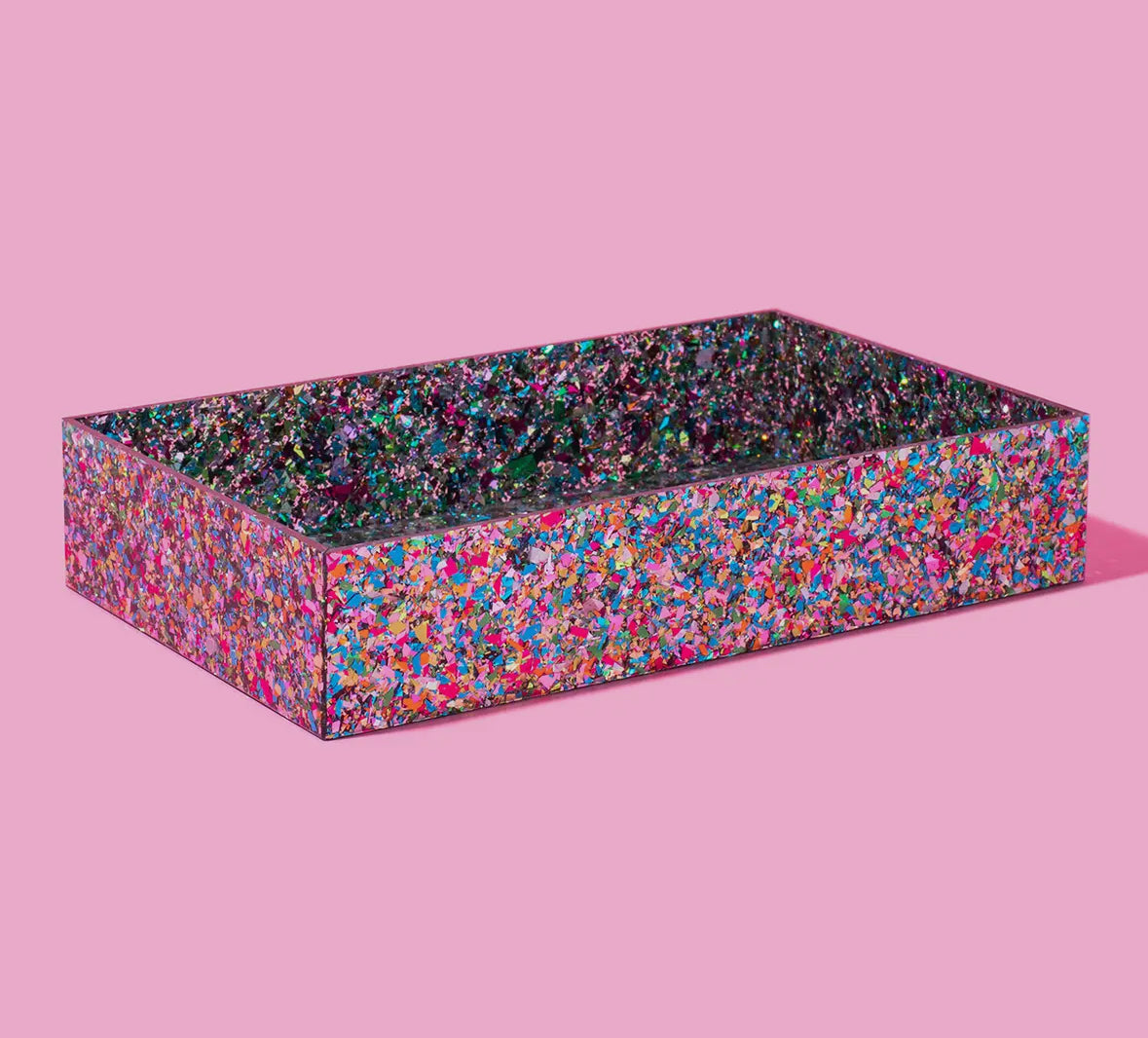 Colorful Confetti Tray MD