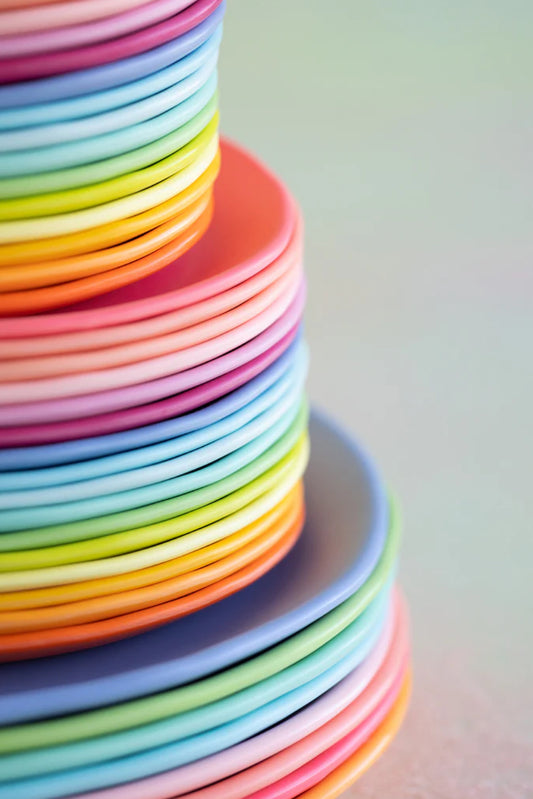 Rainbow Dinner Plates