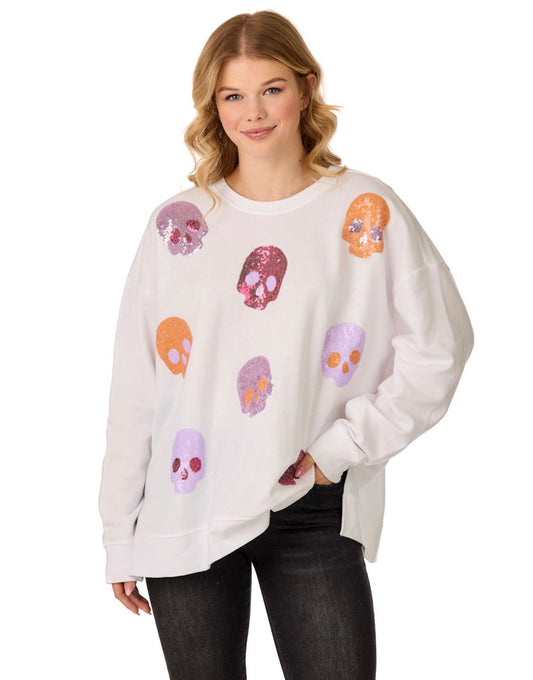 Skeleton Sparkle Sweatshirt