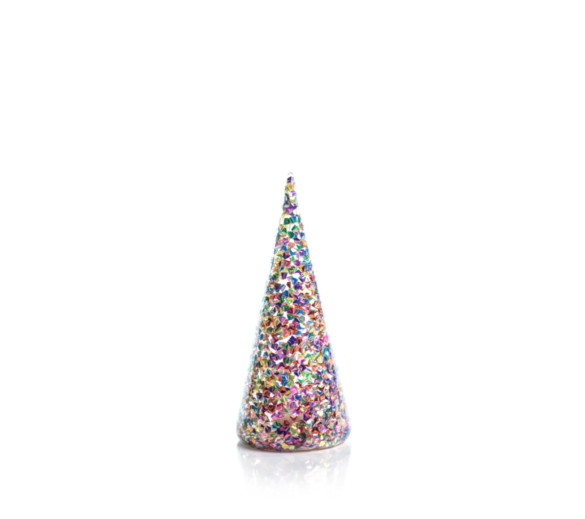 LED Mulitcolored Sequin Trees