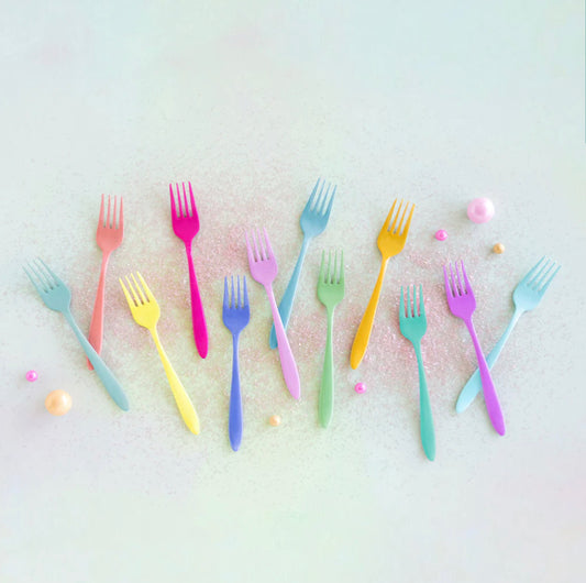 Sugar Sweet Rainbow Forks