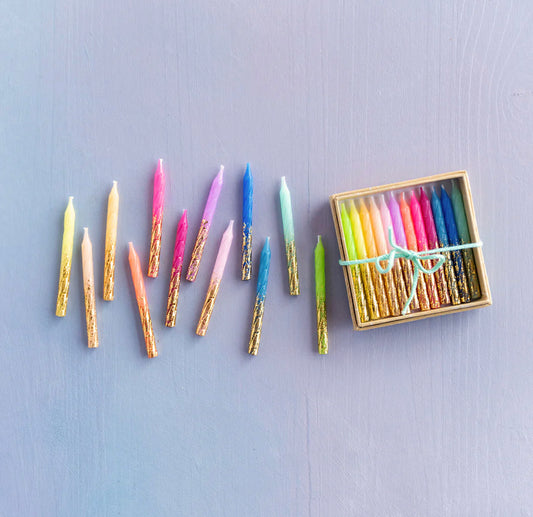 Rainbow Petite Boxed Birthday Candles