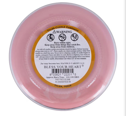 Tyler 22oz Candle - Bless Your Heart