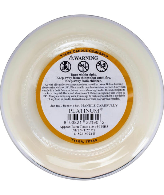 Tyler 22oz Candle - Platinum
