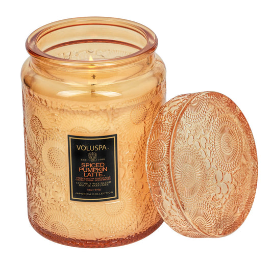 Spiced Pumpkin Latte Large Jar Candle 18oz