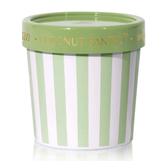 Coconut Santal Artisan Caffe Capri Gelato Cup Candle