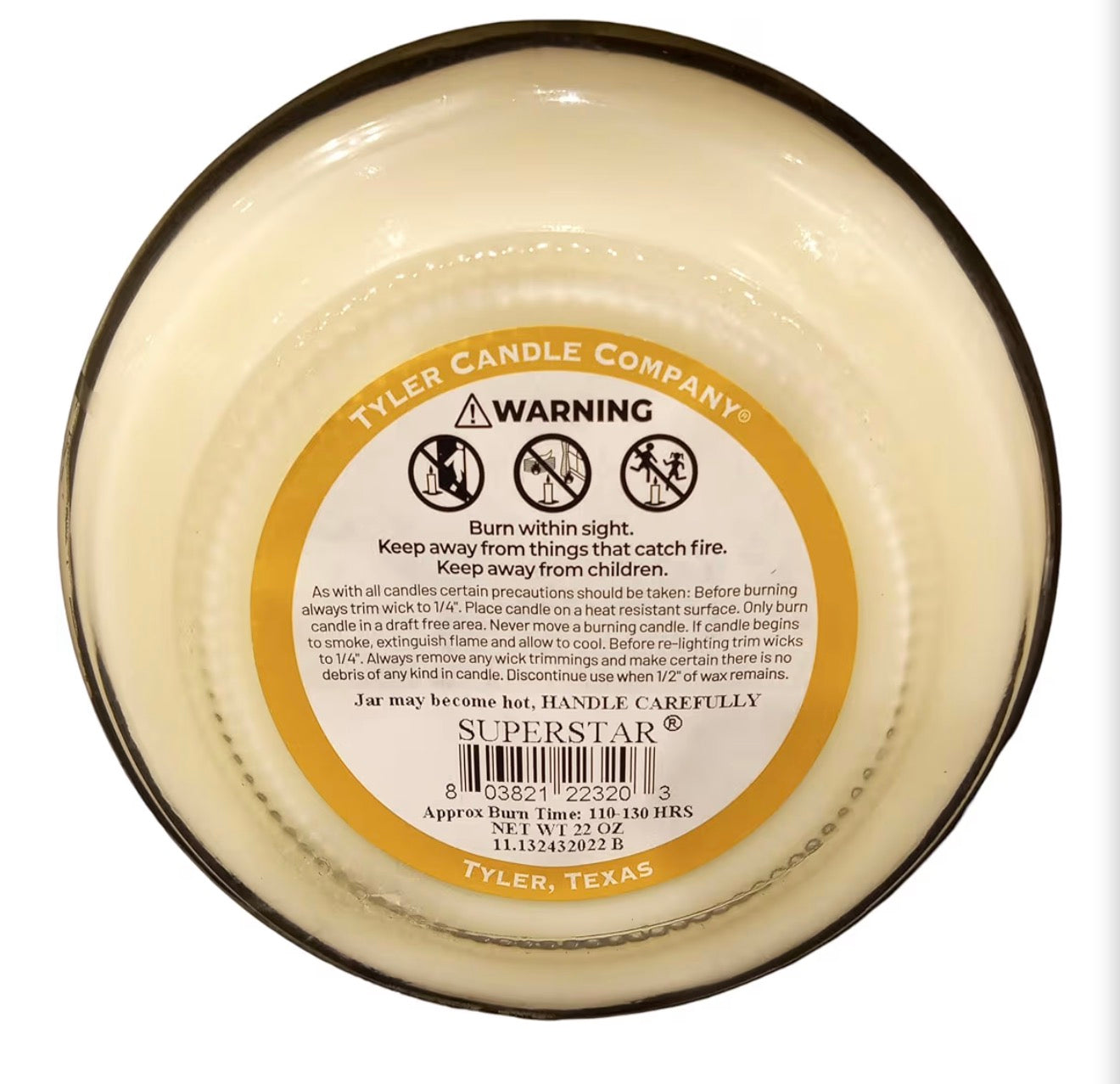 Tyler 22oz Candle - Superstar
