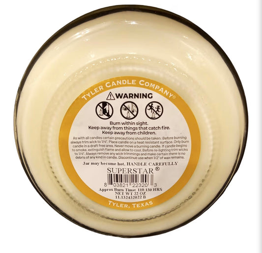 Tyler 22oz Candle - Superstar