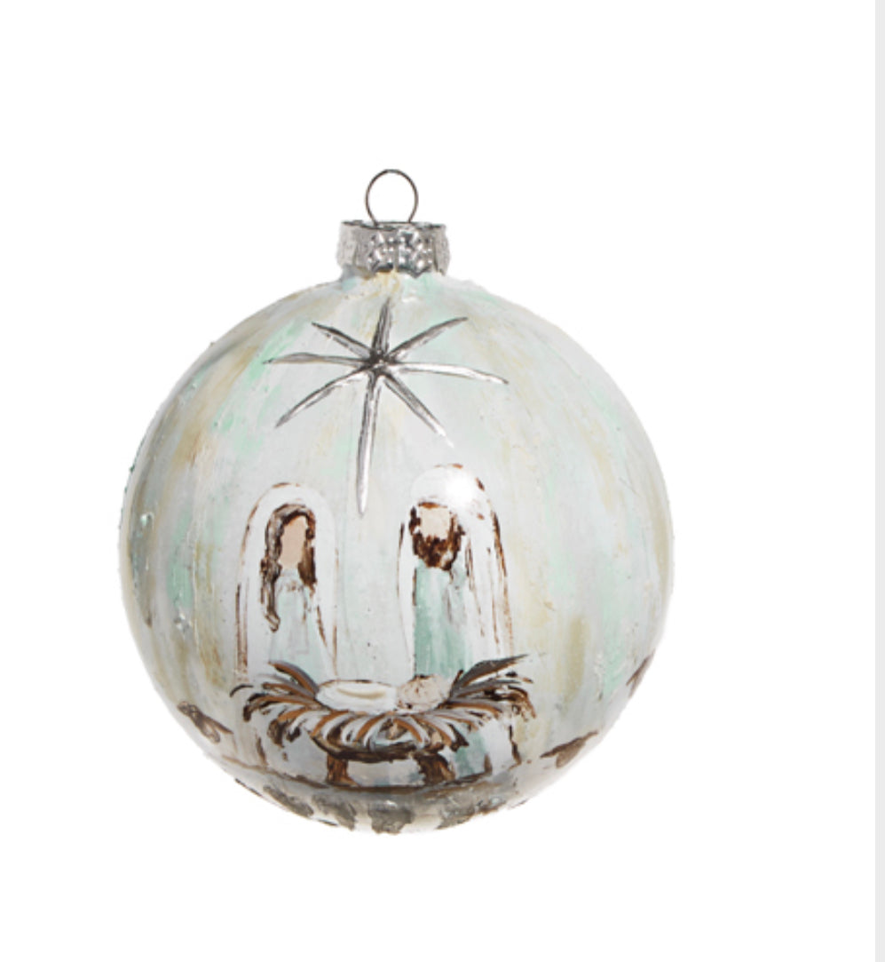 Holy Family Ball Ornament