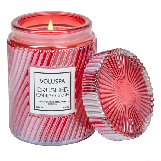 Crushed Peppermint Small Jar Candle 6oz