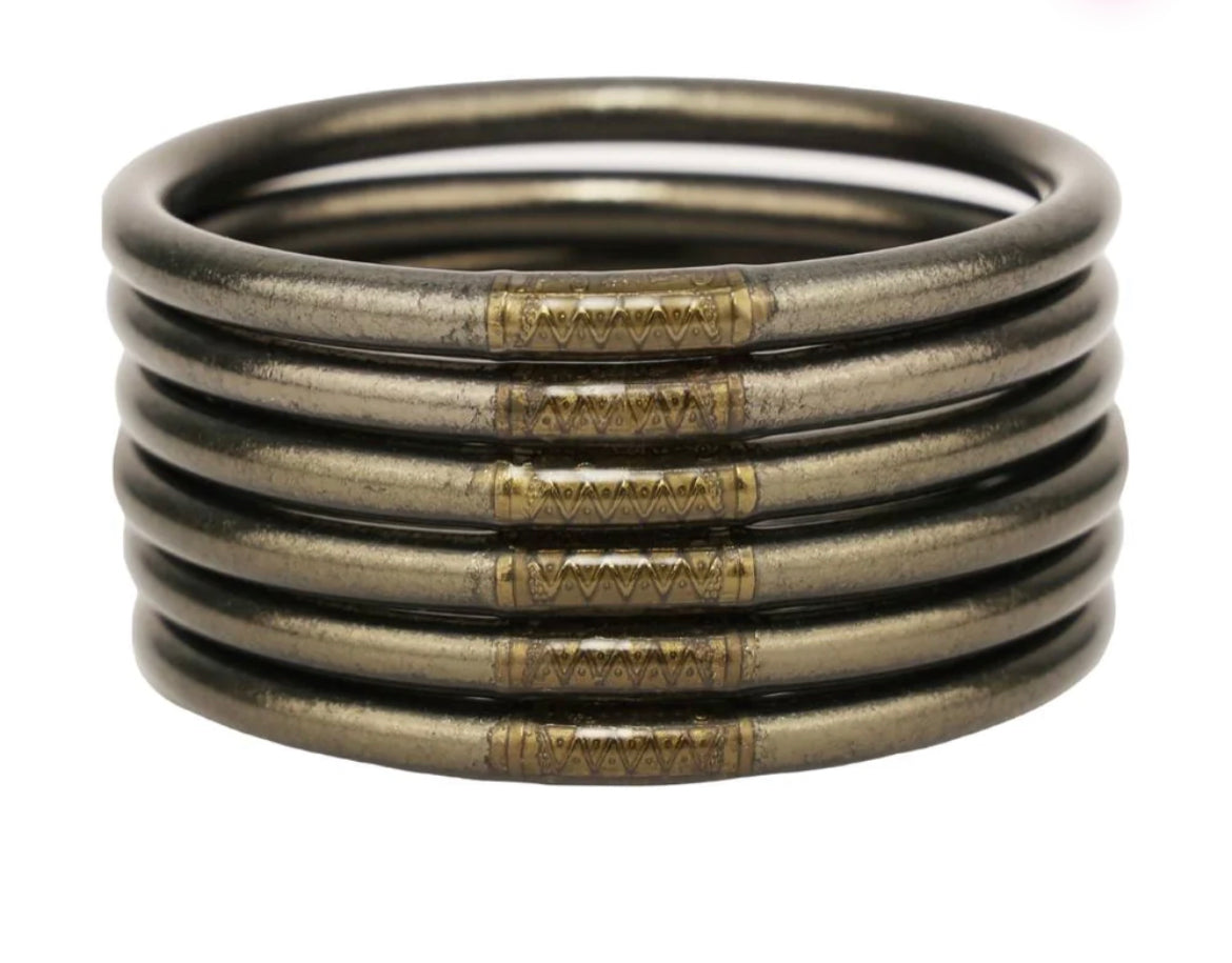 Flint All Weather Bangles®, set of 6