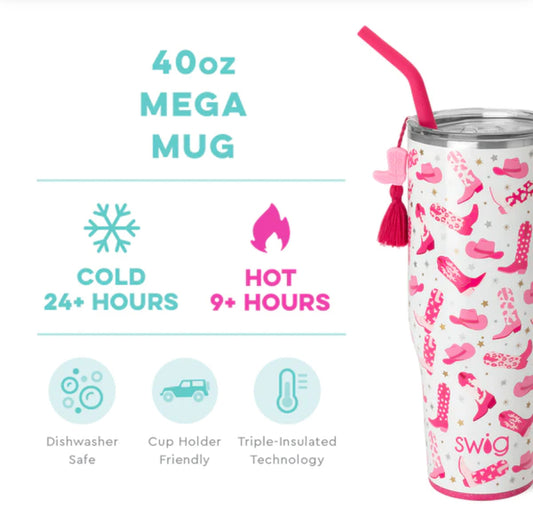 Swig Lets Go Girls Mega Mug 40oz