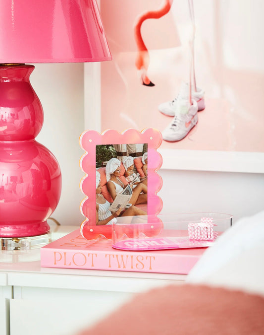 Pink Acrylic Picture Frame