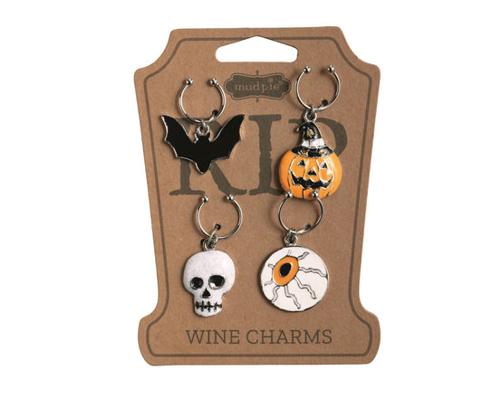 Halloween Wine Charm Set