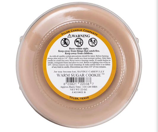 Tyler 22oz Candle - Warm Sugar Cookie