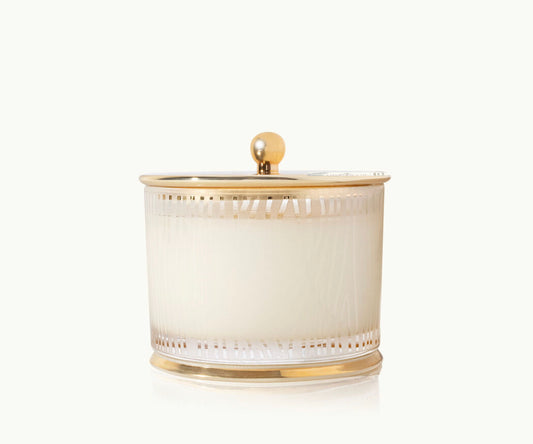 Frasier Fir Gilded Frosted Wood Grain Candle 9oz