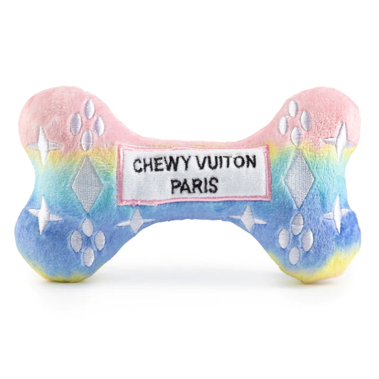 Pink Ombre Chewy Vuiton Dog Bone