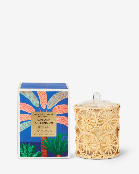Lagoon Afternoon 13.4oz Candle - Glasshouse Fragrances