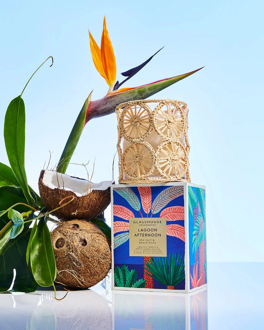 Lagoon Afternoon 13.4oz Candle - Glasshouse Fragrances