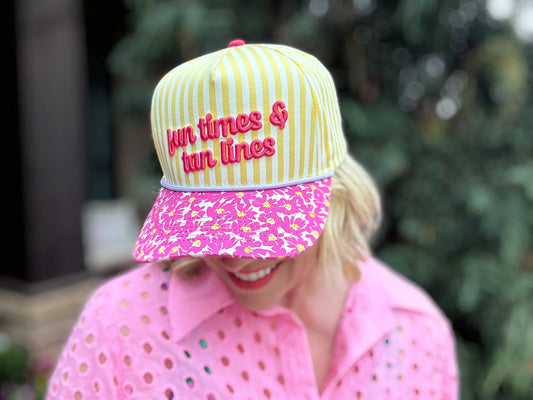 Baseball Hat- Fun Times