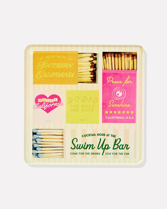 California Matchbook Coaster