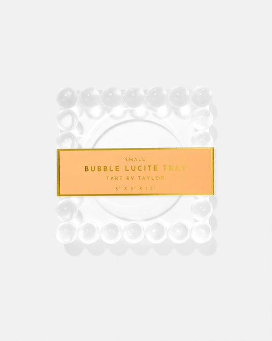 Small Bubble Lucite Tray