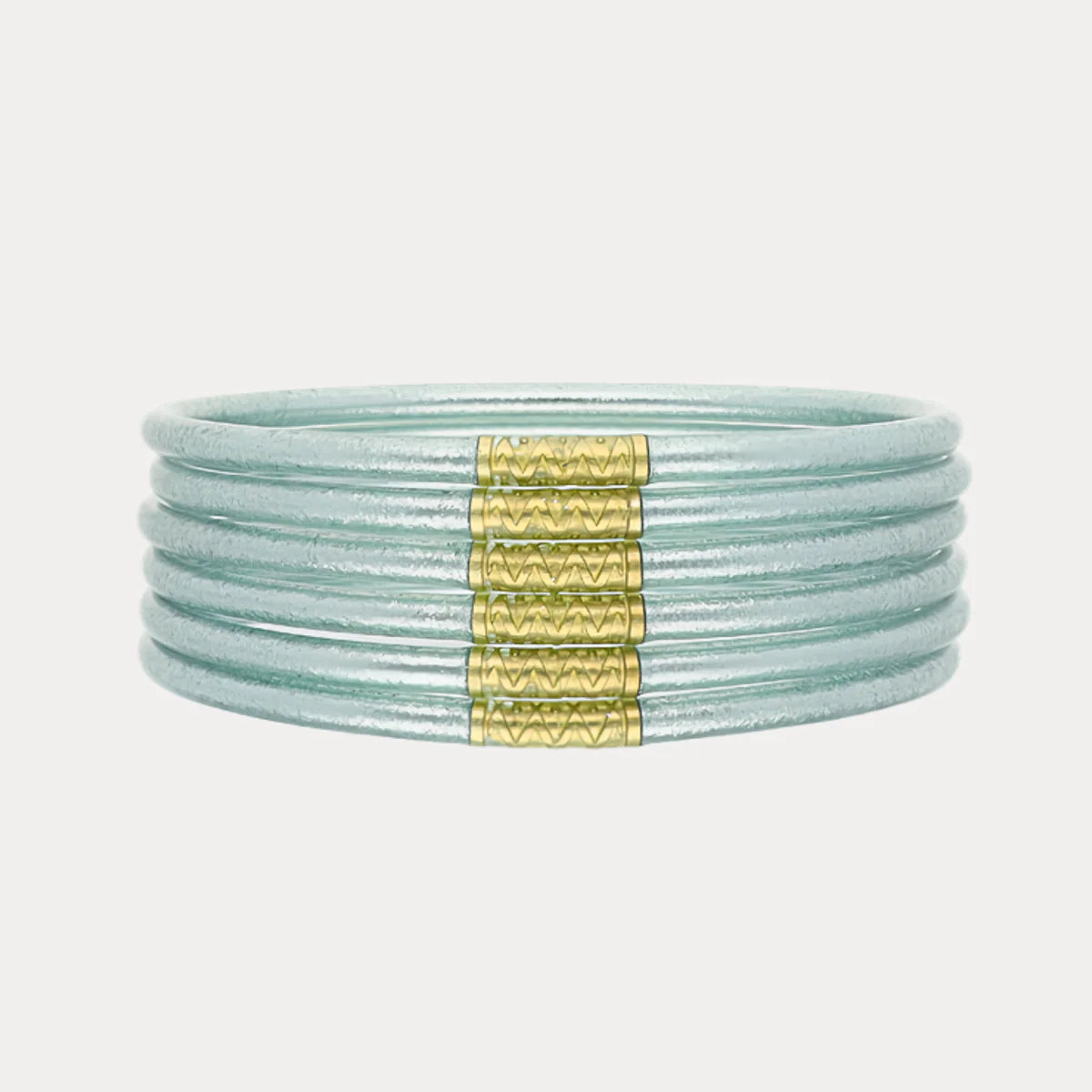 Mint Lumine All Weather Bangles®, set of 6