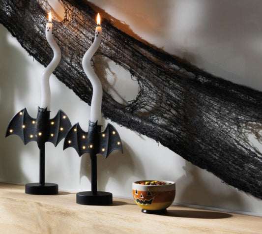 Twinkle Bat Candlestick Holder