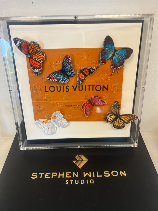 Louis Vuitton Framed Artwork Stephen Wilson Original