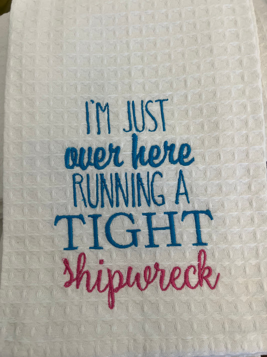 Shipwreck Tea Towel