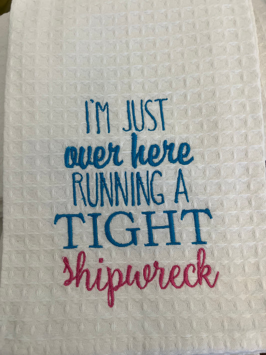 Shipwreck Tea Towel