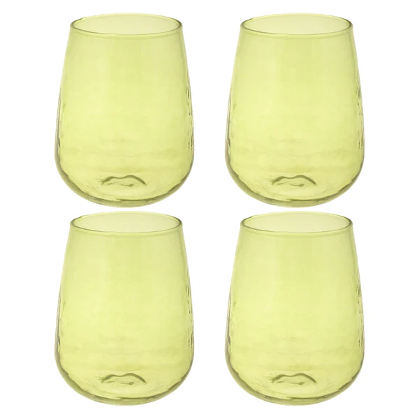 Lustre Lime Stemless Wine Glass