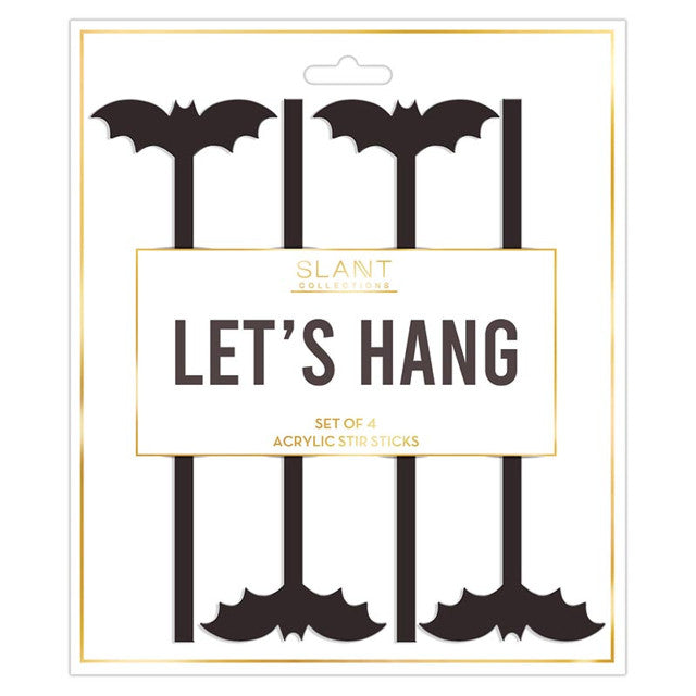 Acrylic Stir Sticks - Bat