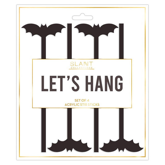 Acrylic Stir Sticks - Bat