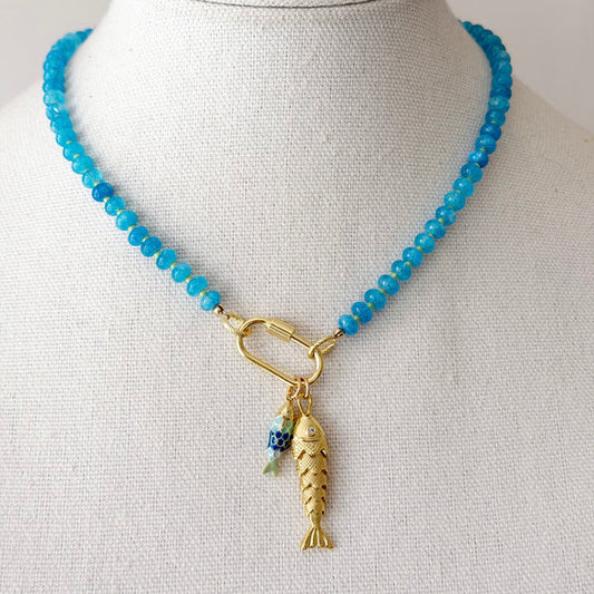 Beaded Fishy Necklace