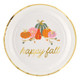 Foil Round Paper Plates - Happy Fall - 8ct