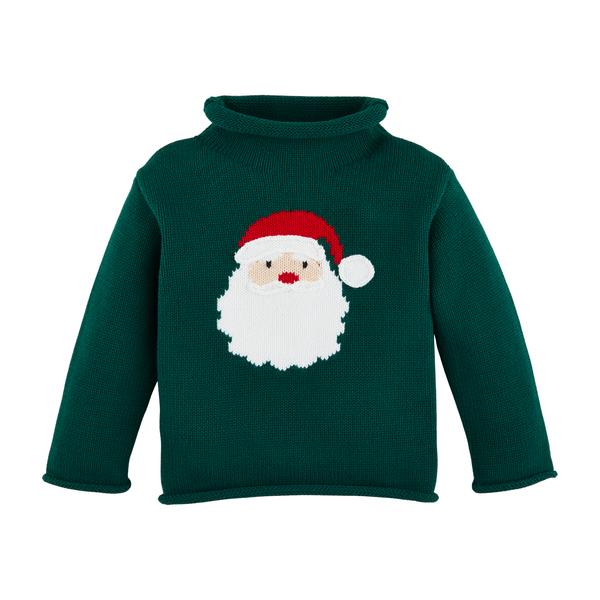 Rollneck Santa Sweater - Toddler