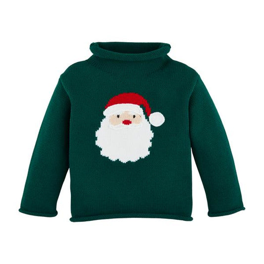 Rollneck Santa Sweater - Toddler