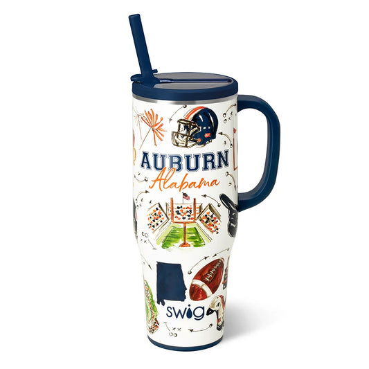 Tailgates in Auburn Mega Mug 40oz