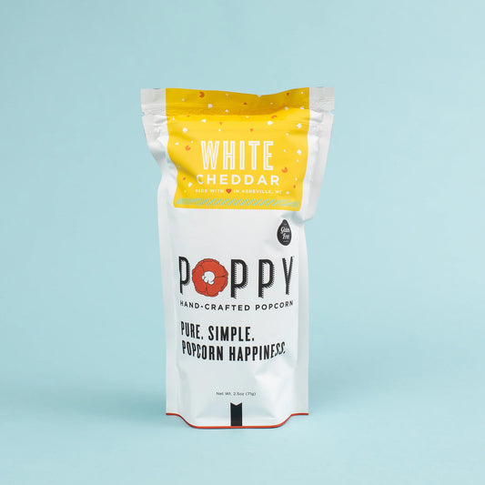 Poppy Popcorn- White Cheddar