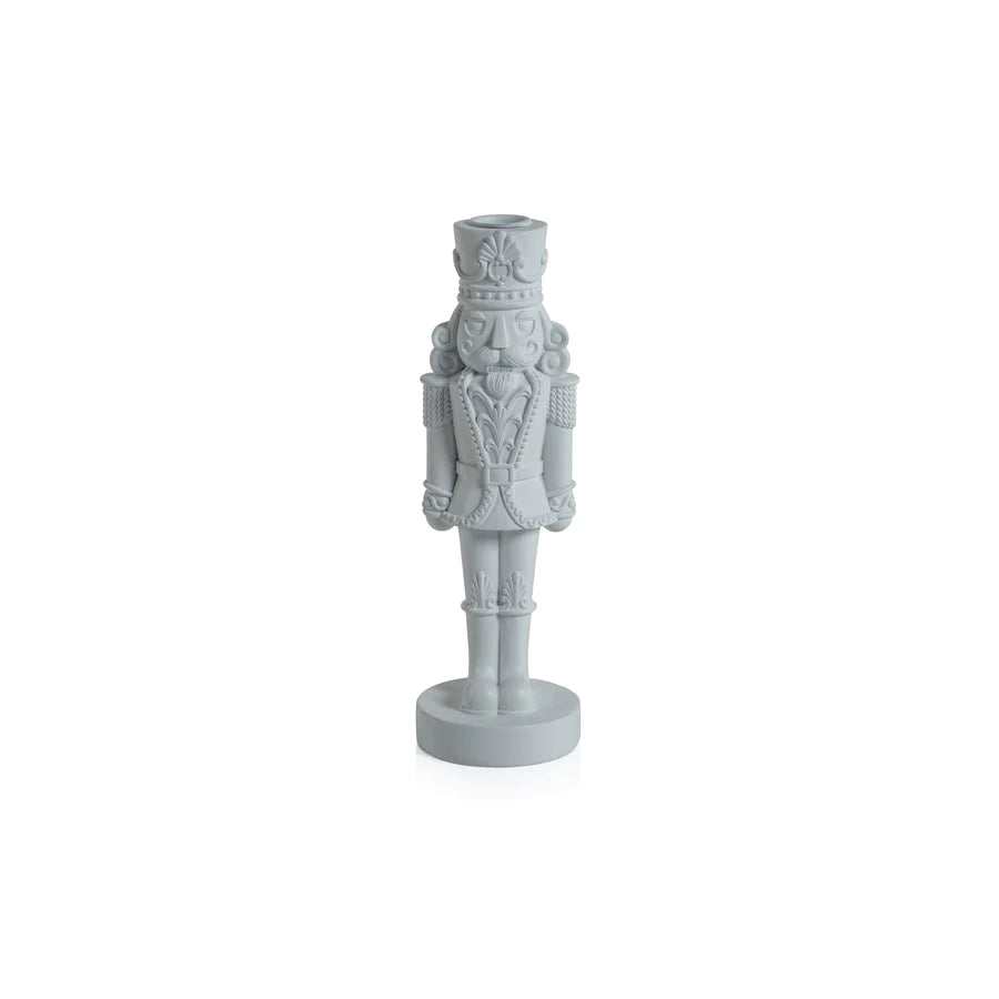 Nutcracker Taper Holder- White