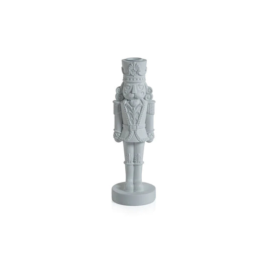 Nutcracker Taper Holder- White