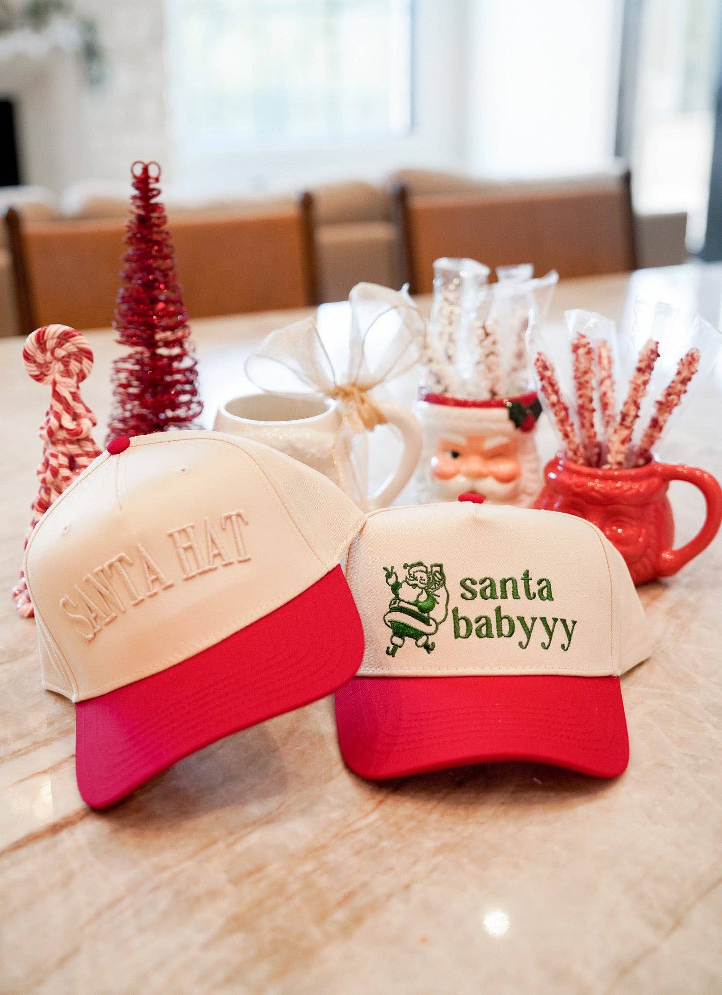 Santa Baby - Red Vintage Trucker Hat