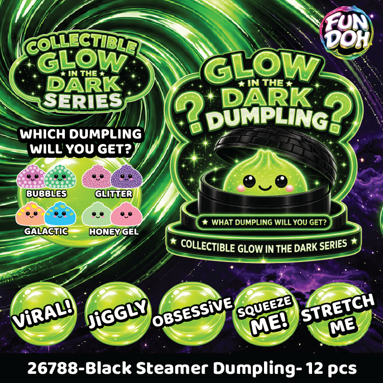 Fun Doh Glow-in-the-Dark Mystery Dumpling Squishy