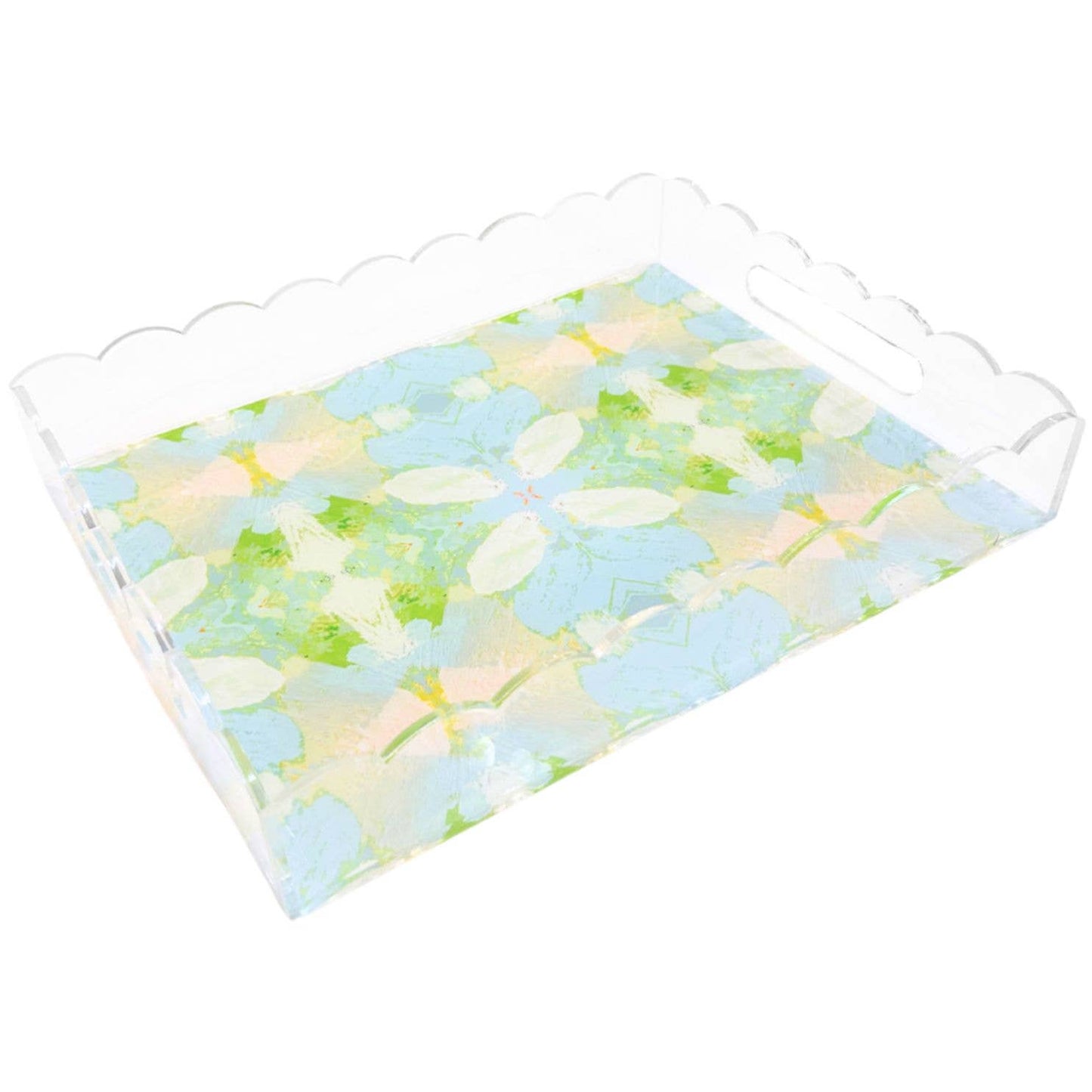 Elephant Falls Scalloped Tray Large: Large