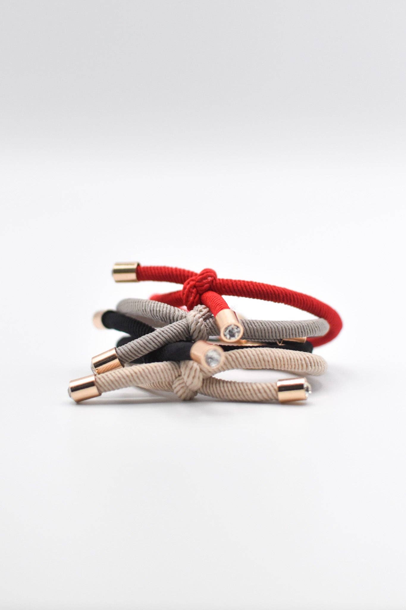 Smith & Co. Hair Tie Set - Red