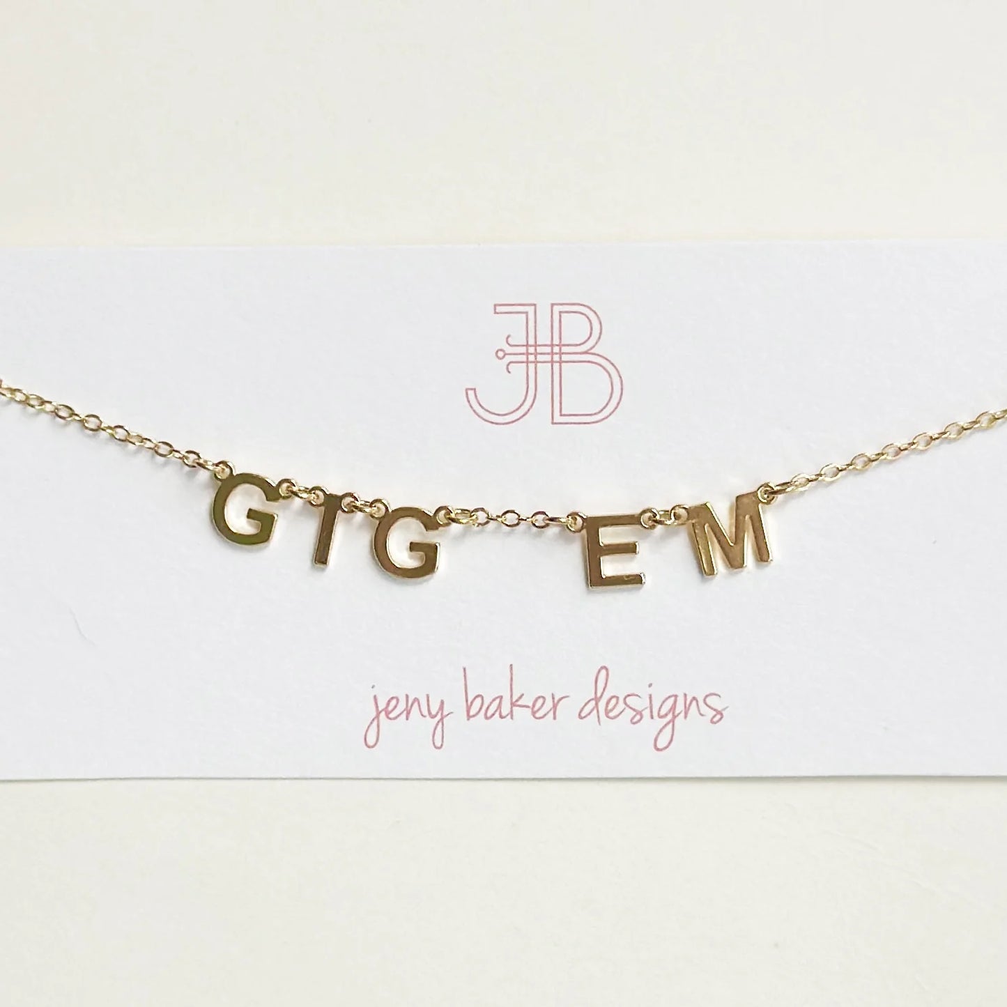 Collegiate Chant Necklace